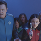 Seth MacFarlane (left), Penny Johnson Jerald, Adrianne Palicki, Halston Sage, Brian George (Photo: Fox)